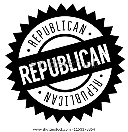 Republican stamp , label