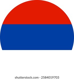 Republika Srpska flag illustrator country flags round symbol nation 