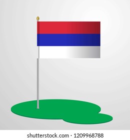 Republika Srpska Flag Pole