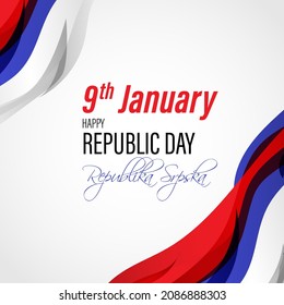 republika srpska republic day- vector illustration