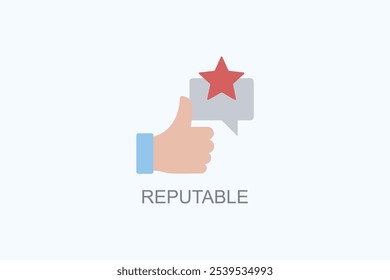 Ilustração De Símbolo De Símbolo De Símbolo Ou Vetor Respeitável