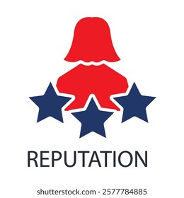 reputation flat icons  symbol vector elements for infographic web