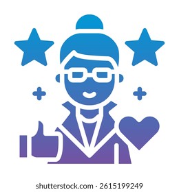 Reputation Icon Element For Design