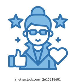 Reputation Icon Element For Design