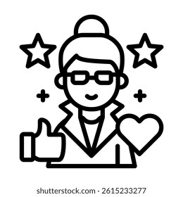 Reputation Icon Element For Design
