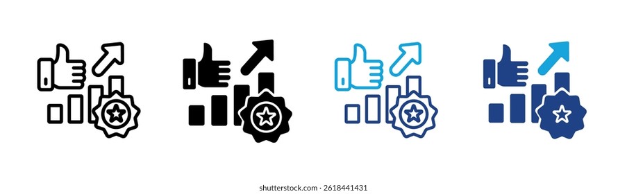Reputation Icon Element For Design
