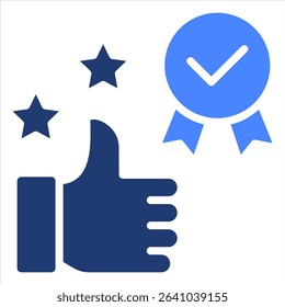 Reputation Icon Element for Design