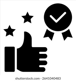 Reputation Icon Element for Design