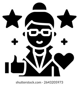 Reputation Icon Element For Design