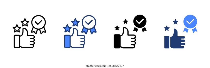 Reputation icon sheet multiple style collection