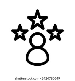 Reputation Icon Vector Symbol Design Illustration