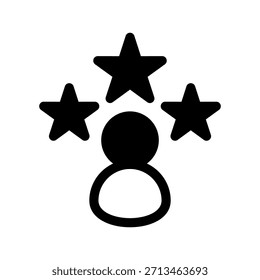 Reputation Icon Vector Symbol Design Illustration