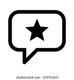 Reputation Management Or Customer Review Line Art Vector Icon For Apps And Websites