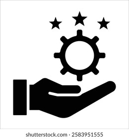Reputation Management Icon Element For Design