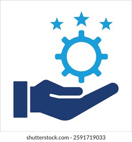 Reputation Management Icon Element For Design