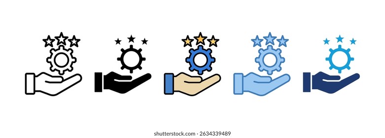 Reputation Management Icon Element For Design