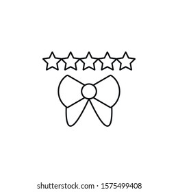 reputation management - minimal line web icon. simple vector illustration. concept for infographic, website or app.