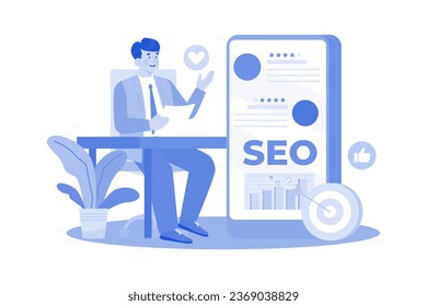 Reputation manager managing online reviews for SEO.