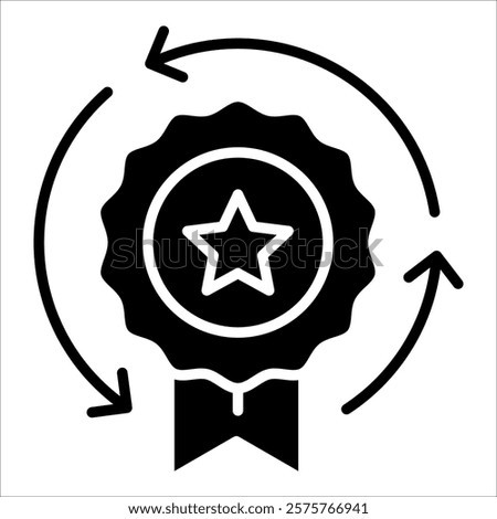 Reputational Recovery Icon Element For Design