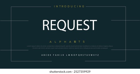 Solicite fontes abstratas minimas do alfabeto moderno para o logotipo. Tecnologia de tipografia música digital eletrônica futura fonte criativa. ilustração vetorial