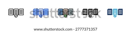 Request Approval Queue Icon Collection With Multiple Styles