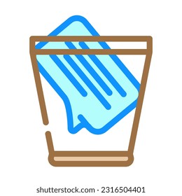 request closed color icon vector. request closed sign. isolated symbol illustration