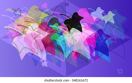 request into fine leaf, glossy overlap among arrangement.