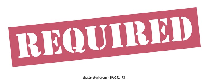 REQUIRED Vector stamp. White isolated
