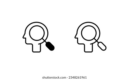 Requirement icon design with white background stock illustration