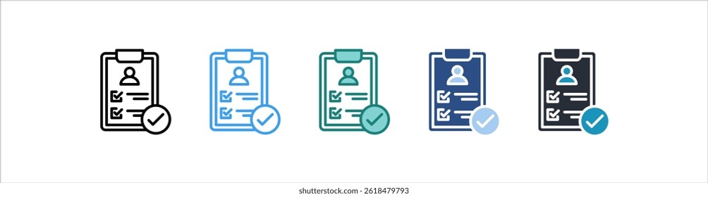 Ícone De Requisito No Vetor De Estilo Diferente