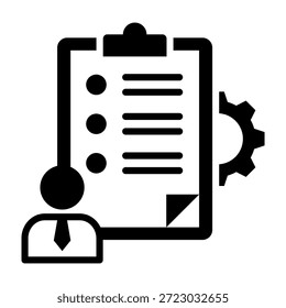 Icono de requisito Ilustración vectorial de estilo mixto