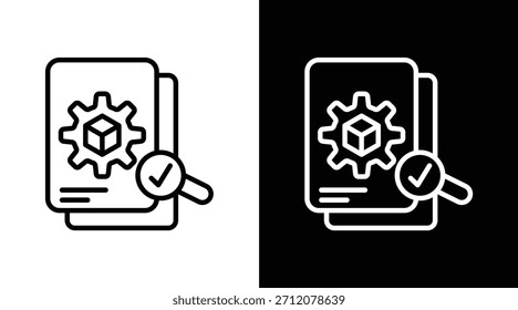 Requisito Versión de dos tonos sobre fondo blanco y negro
