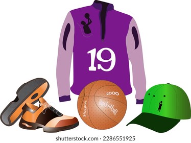 Requirements for the baseball cap, shoes, shirt, and the orange baseball ball