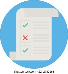 Requirements file Vector Icon which is suitable for commercial work and easily modify or edit it
