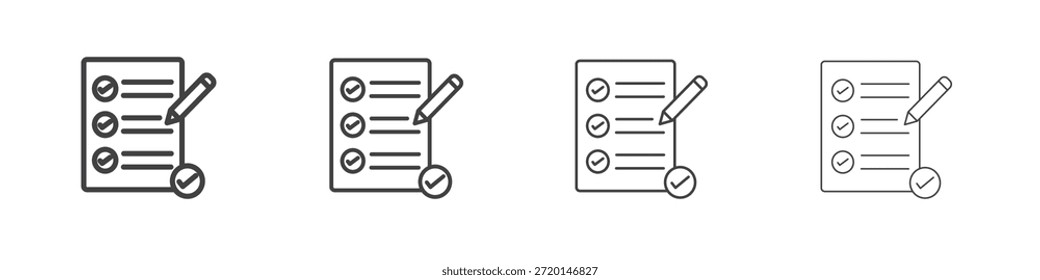 Voraussetzungen Icon Konzept Lineares Piktogramm. Einfache Elementgrafik.
