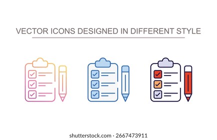 Requirements icon design with white background stock illustration
