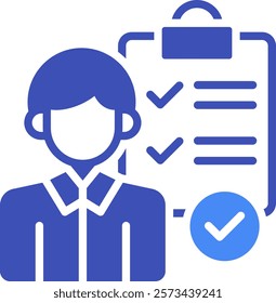 Requirements Icon Mixed Vector Illustration