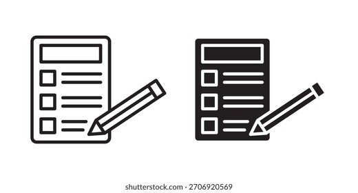 Icono de requisitos, icono de estilo de contorno para Sitio web o App móvil, gráficos de Vector