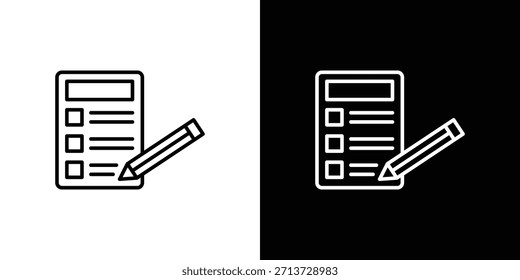 Anforderungssymbol, Umriss, Vektorzeichen, Logo-Design-Download