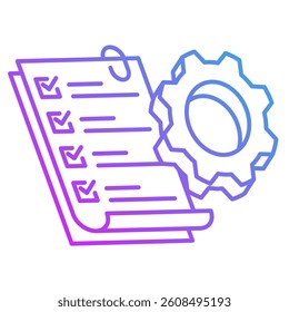 Requirements icon represented by Requirements simple symbol Flat style.