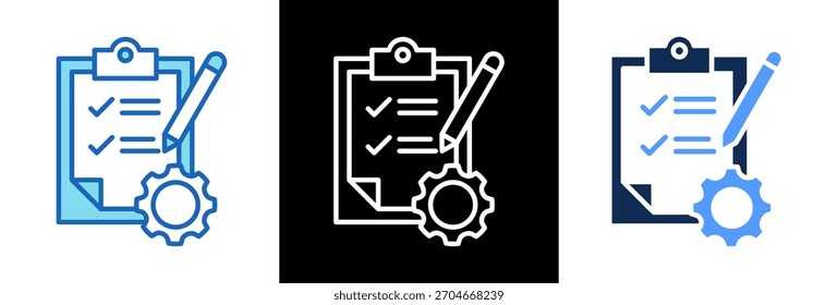 Anforderungen Symbol tripplestyle Vektorgrafik