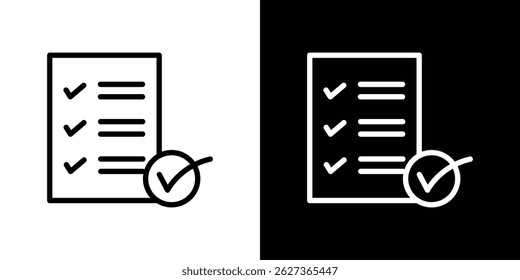 Icono de requisitos Ilustración vectorial EPS
