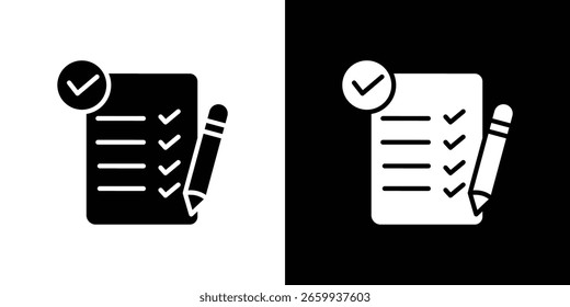 Icono de requisitos Vector Plantilla de logotipo para gráfico y Diseño web.