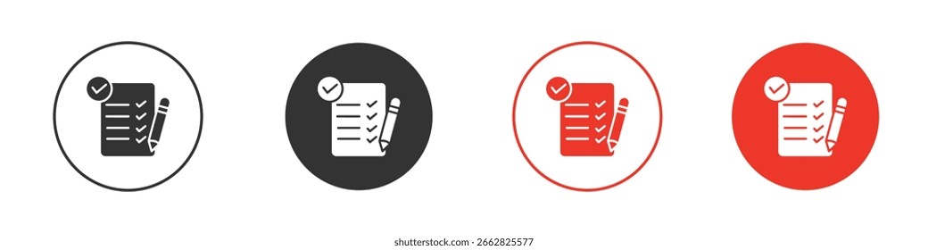 Iconos de requisitos. Estilo de diseño plano. Símbolos de Vector de Diseño gráfico. 