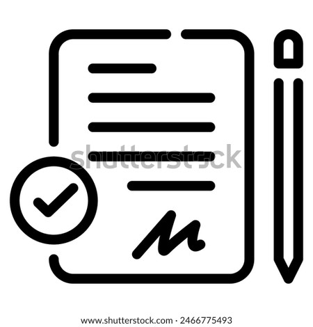 Requisition icon for web, app, infographic, etc