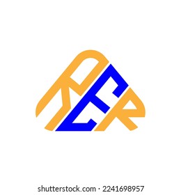 RER letter logo creative design with vector graphic, RER simple and modern logo.