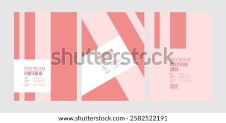 rer portfolio cover for graphic deisgner