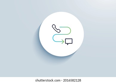 Reroute from a traditional phone call
