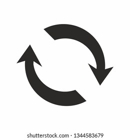 Rerresh Update icon, Reload symbol vector