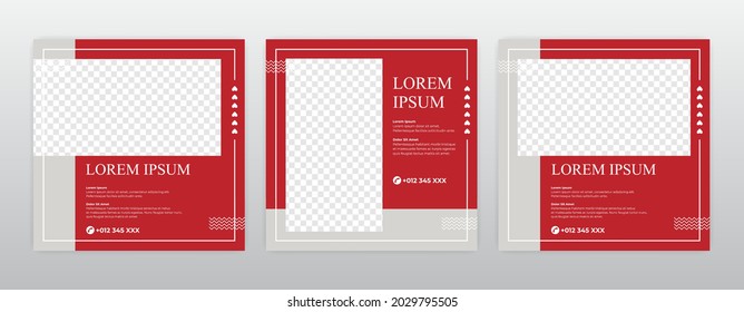 res design social media post template